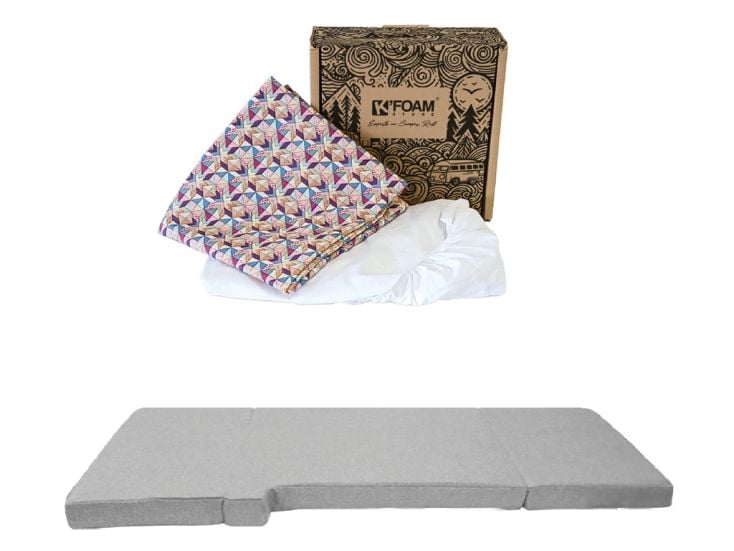 K'Foam Ducato voorbed met lakenpakket