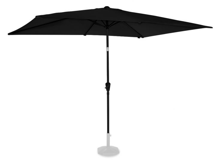 VONROC Premium Rapallo 200x300cm parasol - Black