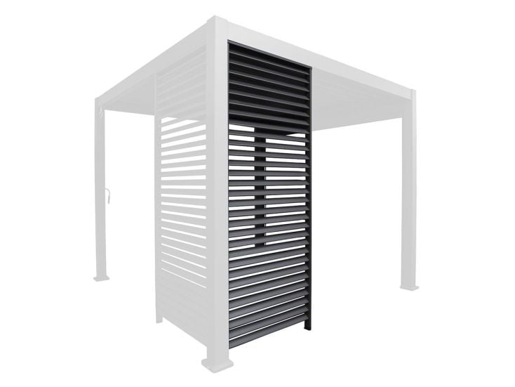 Orion 300 cm kant Louvre Shutter Paneel - Anthracite