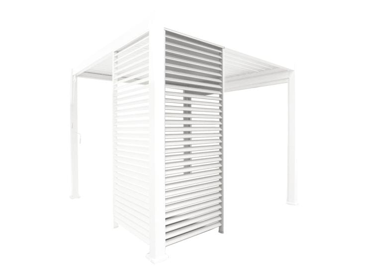 Orion 360 cm kant Louvre Shutter Paneel - White
