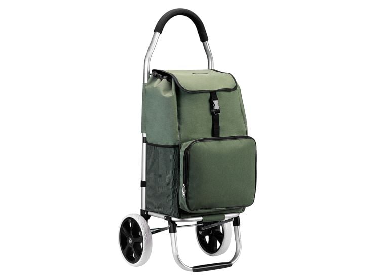 Packaway 45 liter boodschappentrolley met koelvak - Green