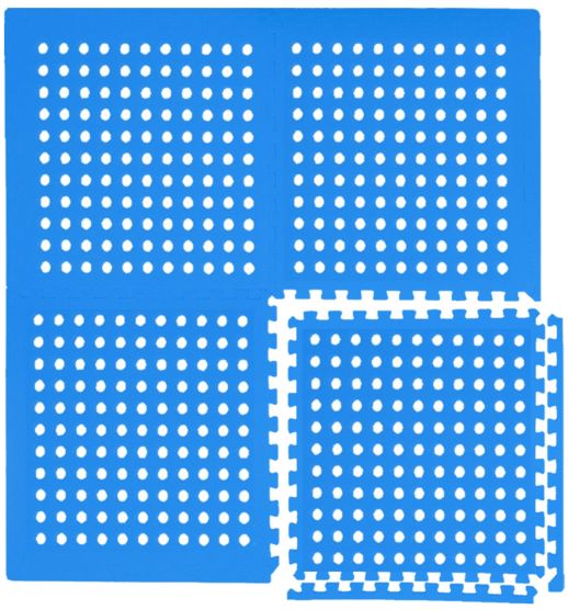 Eyepower 50x50cm set van 8 zwembad vloertegels - Blue
