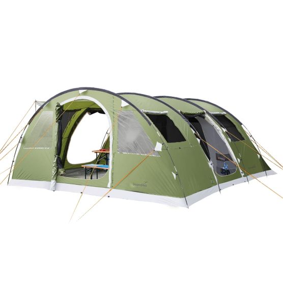 Skandika Gotland 5 tunneltent - Green