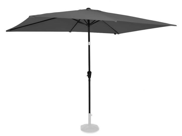 VONROC Premium Rapallo 200 x 300 cm parasol - Grey