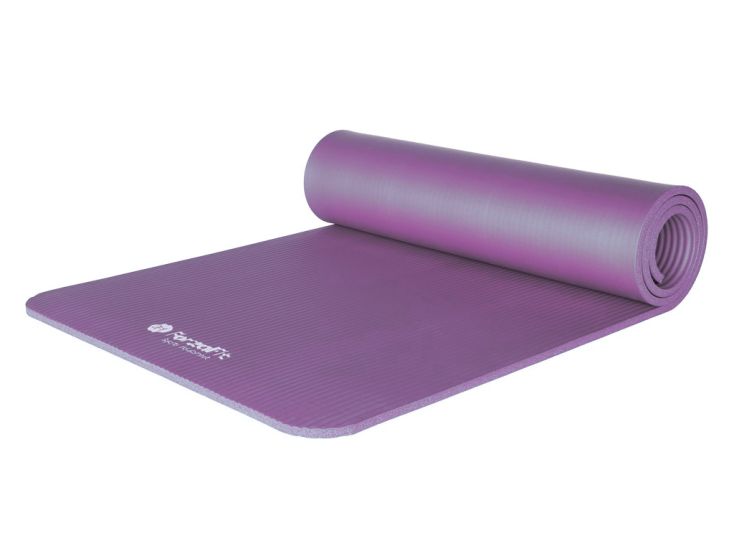 ForzaFit 12 mm yoga mat met draagriem - Purple