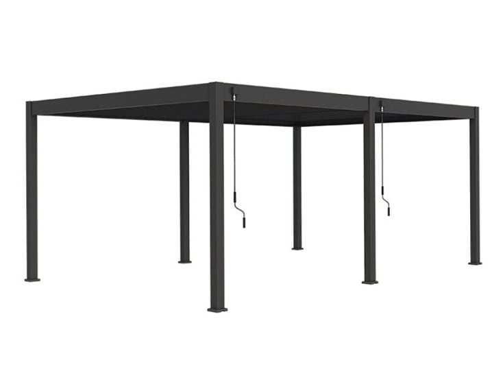 Orion 400 x 600 cm terrasoverkapping - Anthracite