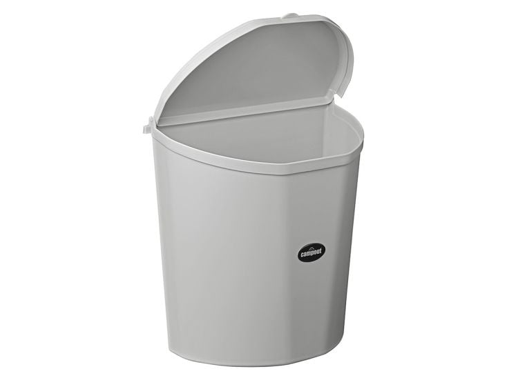Campout afvalbak met deksel - 10 Liter