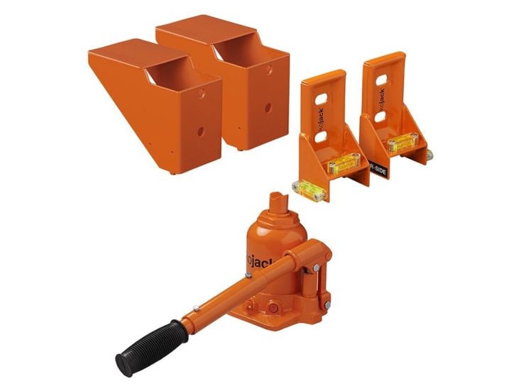 KoJack hydraulische caravankrik - dubbel as