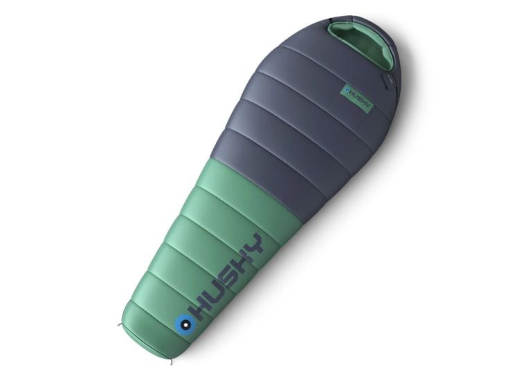 Husky Dinis 2024 donzen mummyslaapzak - Blue Mint