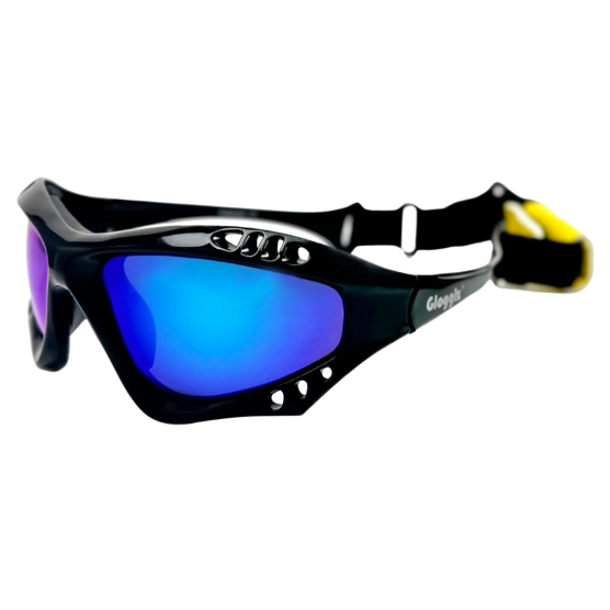 Glogglz Finz Gepolariseerde zonnebril - Black