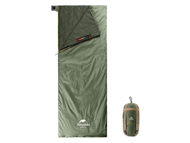 Naturehike 190 x 75 cm lichtgewicht slaapzak - Green