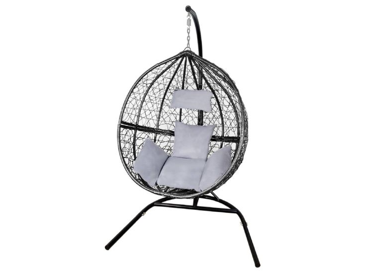 Hangstoel Egg chair - Zwart - Max: 150 kg