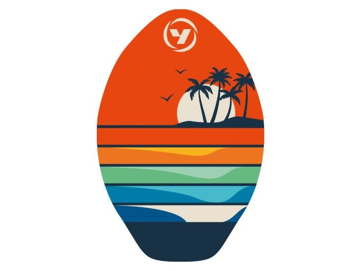 Yello Houten Skimboard 30" - Sunset
