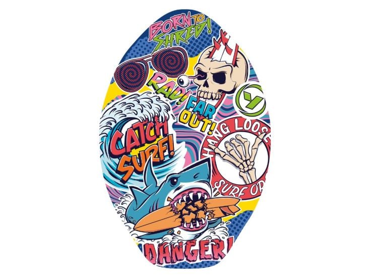 Yello Houten Skimboard 30" - Stickers