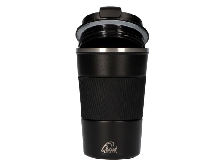 GOAT Outdoor 380 ml RVS Koffiebeker To Go - Black