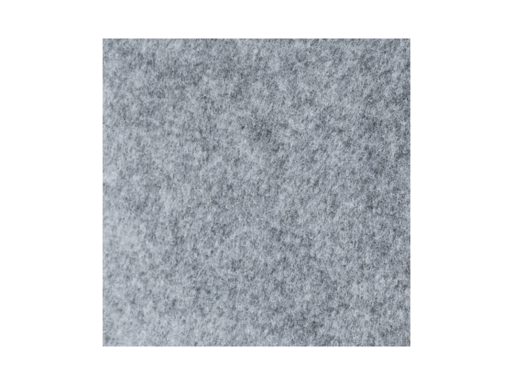 Full stretch 5 meter naaldvilt - muisgrijs