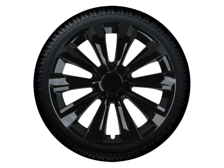 TCP delta black eco 13 inch wieldoppen - set van 4