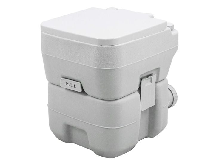 Campingtoilet met zuigerpomp - 20 liter