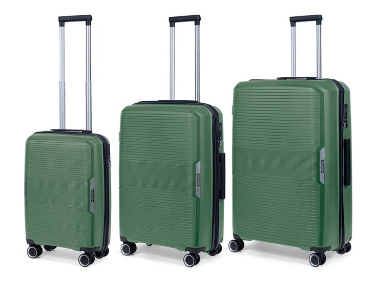 TravelZ Swinger 3-delige kofferset - Green