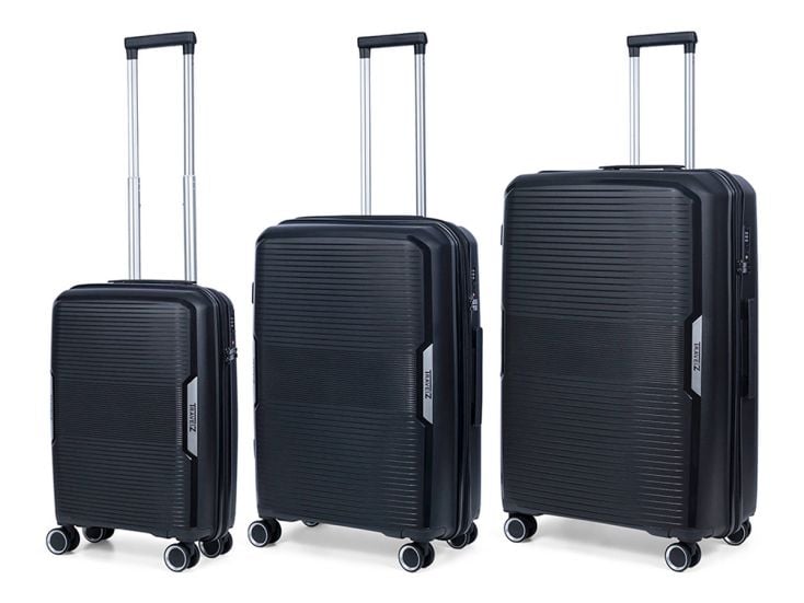 TravelZ Swinger 3-delige kofferset - Black