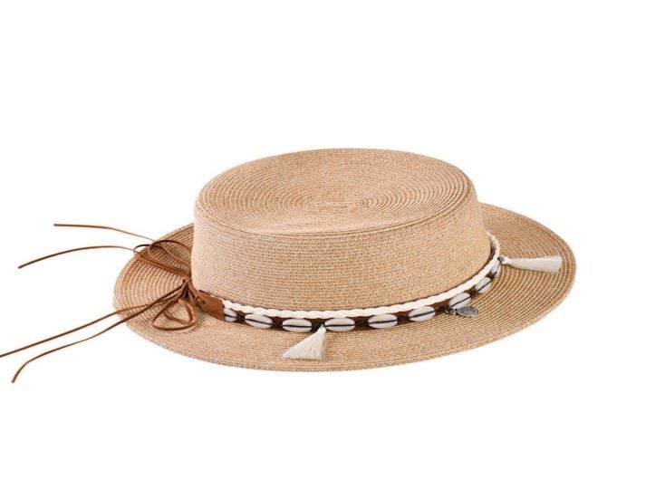 Decopatent Zonnehoed Dames Rond - Ø58 cm UV Strohoed