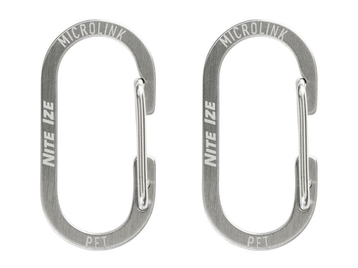 Nite Ize MicroLink Pet Tag Karabijnhaak 2-Pack