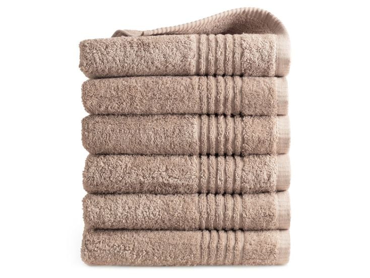 PHLOX Supreme 50 x 100 cm set van 6 handdoek - sand