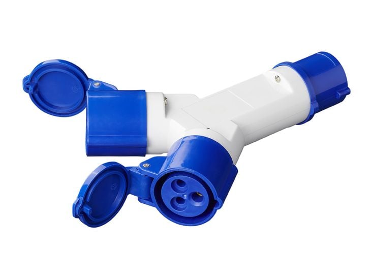 ProPlus 16 ampere CEE 2-weg verdeler