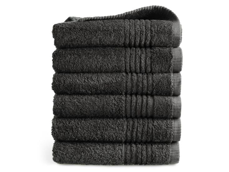 PHLOX Supreme 50 x 100 cm set van 6 handdoek - antraciet