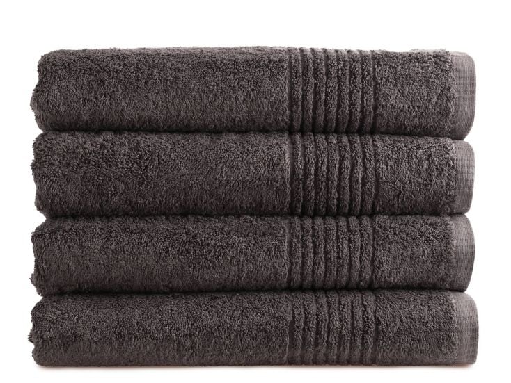 PHLOX Supreme 70 x 140 cm set van 4 handdoeken - antraciet