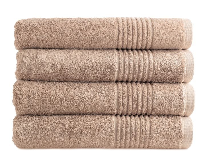 PHLOX Supreme 70 x 140 cm set van 4 handdoeken - sand