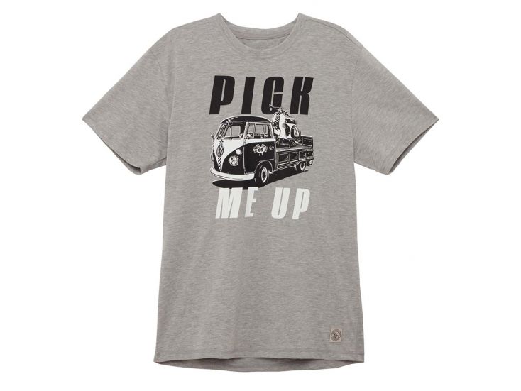 Van One Pick Me Up Grey/Black heren T-shirt