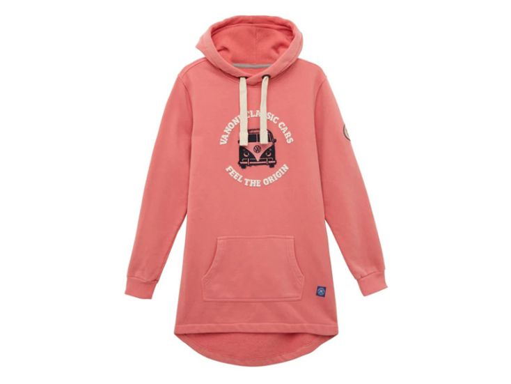 Van One Freundschaft Dirty Pink Long dames hoodie