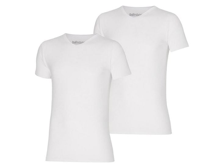 Apollo Bamboo Basic O-Neck White heren T-shirt