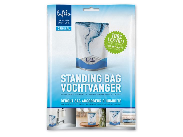 Lafita Standing Bag  200 gram vochtvanger - 24 stuks