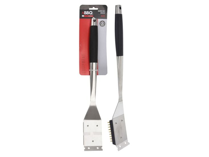 BBQ 46 cm RVS schraper en grillborstel