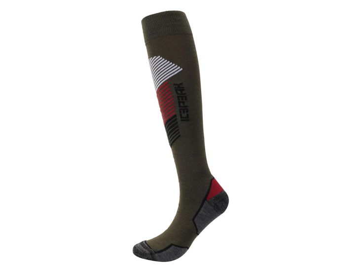 Icepeak Itzehoe Dark Olive skisokken