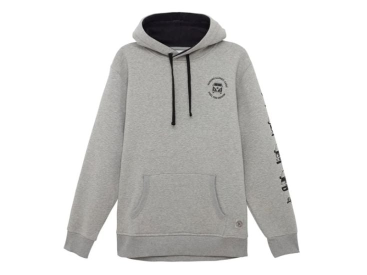 Van One Family Logo Grey heren hoodie