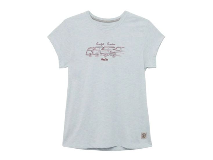 Van One Family Member Glacier Blue dames T-shirt