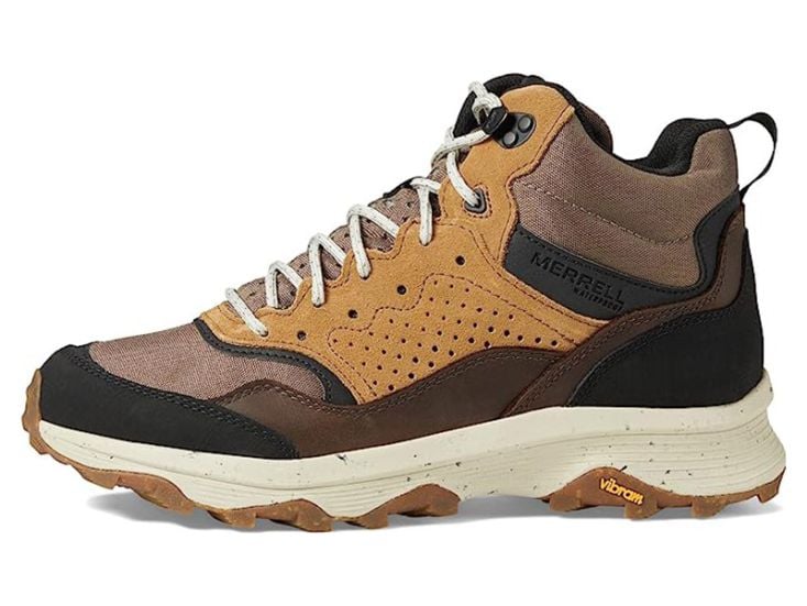 Merrell Speed Solo Mid Waterproof Earth heren wandelschoenen