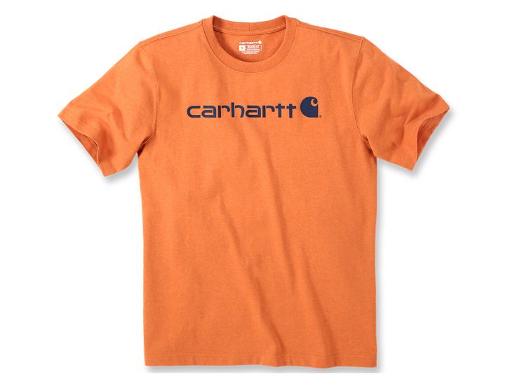 Carhartt TK3361 Logo Graphic Marmalade Heather heren T-shirt