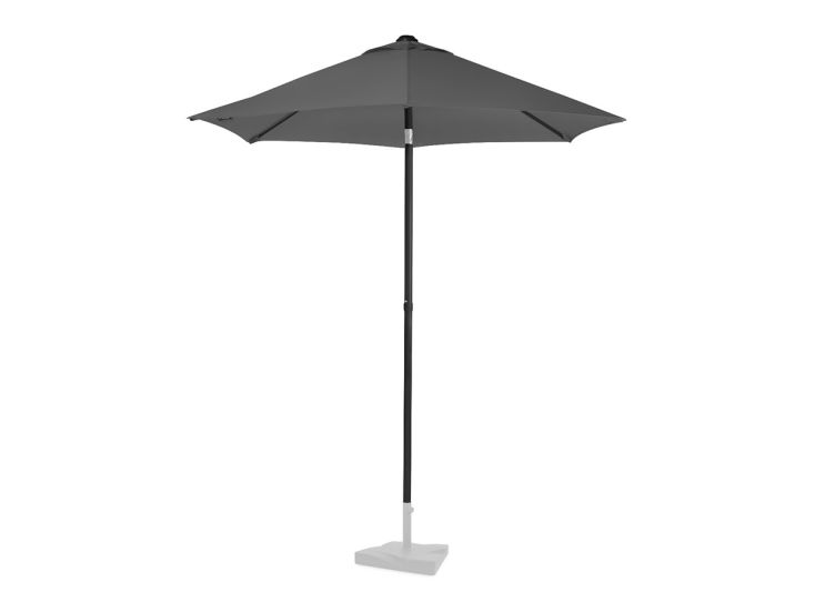 VONROC Torbole Ø 200 cm Premium parasol - Grey