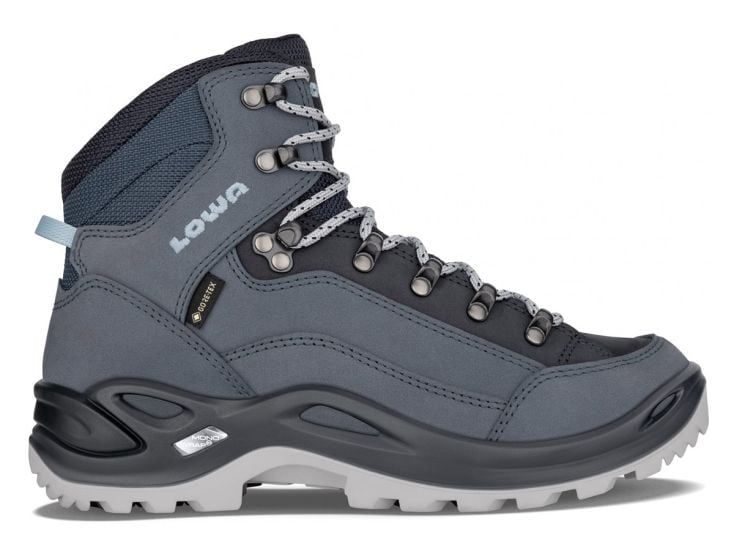 Lowa Renegade GTX Mid Smoke/Blue dames wandelschoenen