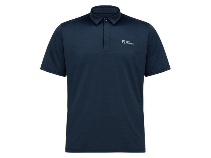 Jack Wolfskin Delgami Night blue Heren Polo