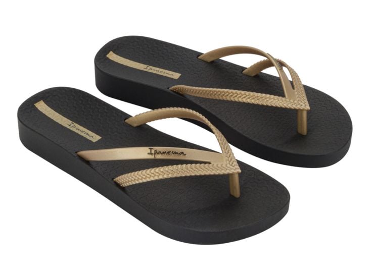 Ipanema Anatomic Bossa Soft dames slippers - Black/Gold