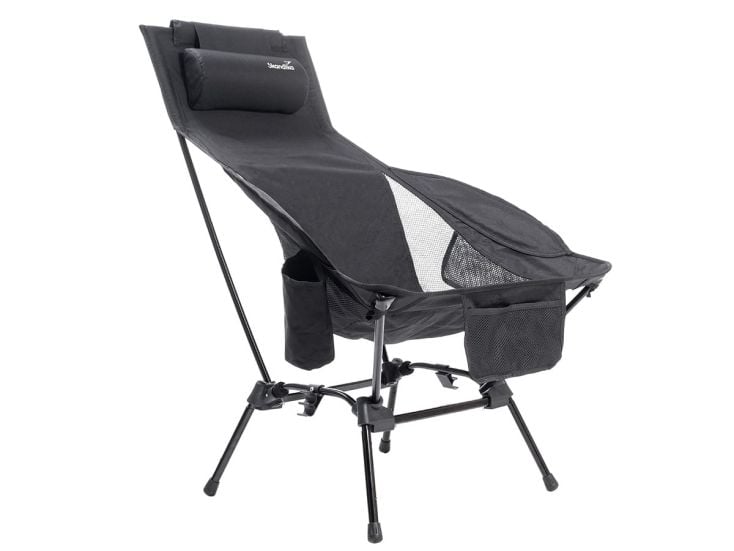 Skandika Compact Plus campingstoel - Black