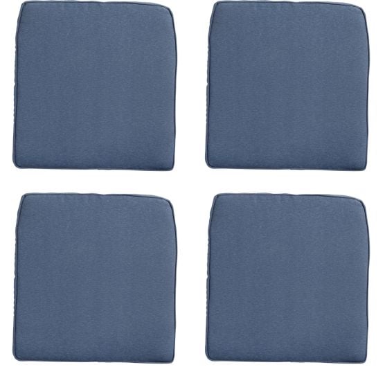 Madison Panama safier blue Zitkussen - Set van 4