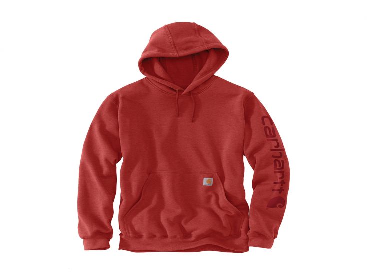 Carhartt Logo Sleeve Graphic Red heren sweatshirt