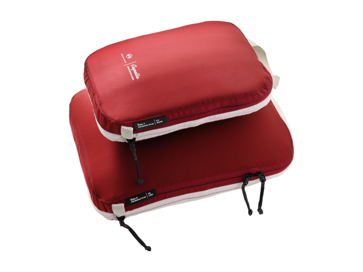 Nordkamm Capella Red packing cubes - Set van 2