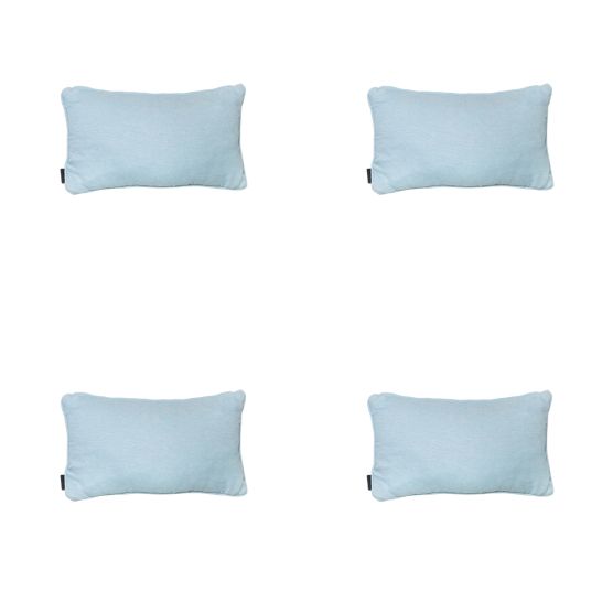 Madison Napels azure Sierkussen - Set van 4